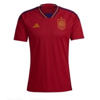 Spanien Fußballbekleidung Heimtrikot WM 2022 Kurzarm